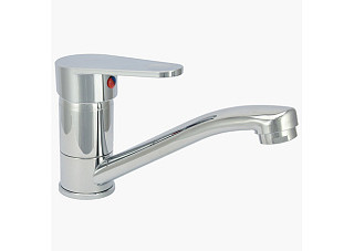 Смеситель для раковины Istok life одноручный, карт. 35 мм, излив 15 см, гайка 0402.402