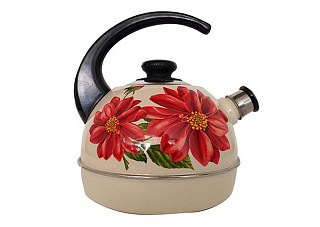 Чайник эмалированный Рубин ЛЕРА слоновая кость, подвиж.ручка г.Ростов 3,5л ТМ04/35/04/09 (805)