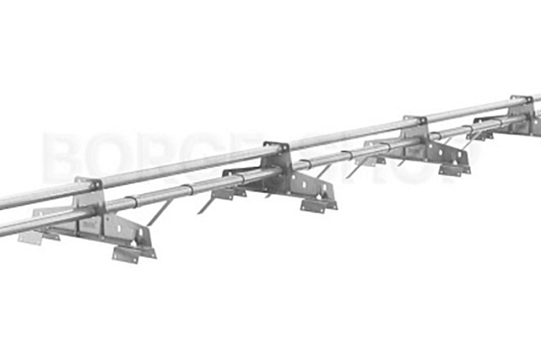 Снегодержатель для профнастила КОНТУР СТРИМ 4опоры L-3,0м (ЦИНК)