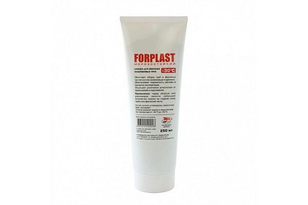 Уплотнительная смазка FORPLAST для пластиковых труб 200гр.