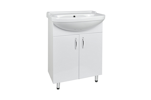 Тумба Эко 50 DORATIZ под умывальник Уют 50, белый 500х415х830мм (9912.038)