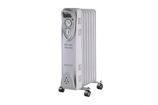 Обогреватель масляный Zerten MRS-15 (7 секций, 1500Вт, площадь обогрева-15м²)