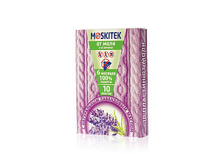 Пластинки от моли Moskitek лаванда 10шт (624) 765