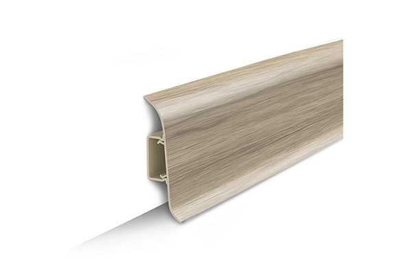 Плинтус напольный 55мм 2,2м "Идеал Классик" 263 Клен северный