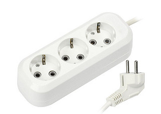 Удлинитель SmartBuy, 3 гн. 7м. 16А/3,5кВт с заземлением ПВС 3х1,0 (SBE-16-3-07-Z)/30(523)