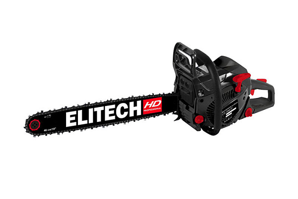 Бензопила ELITECH HD CS 5841F (58.1см3, 3,0кВт/4,1л.с. ш-46см, 3/8, 1.5мм,68зв. 5,2кг) E1611.007.00