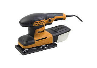 Шлифмашина вибрационная WERT EVS 230QD (270Вт, 90х182, 13000об/мин, ампл-2мм, 1,35кг)
