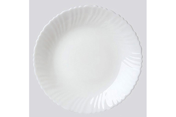 Тарелка десертная 19 см без деколи арт.OLHP-75