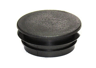 Заглушка для круглой трубы d=57мм. 1шт. черная внутренняя