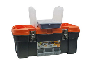 Набор ящик для инструментов Expert 20 "+ органайзер Master 7.5" черный/оранжевый BR6678ЧРОР 