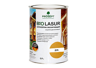 Антисептик лессирующий ПРОСЕПТ BIO LASUR защитно-декоративный дуб 900мл 036-09 (1/12)