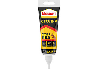МОМЕНТ Столяр Супер ПВА D2 Клей столярный Туба Белый 125 г (3040160)/12