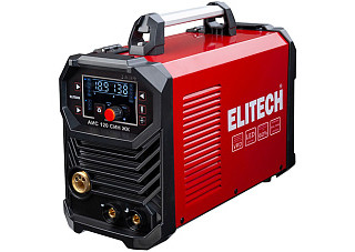 Инвертор ELITECH MIG/MAG АИС 120 СИН ЖК (3,5кВт,220В,20-120А,0,6-0,8мм,элек.1,6-3мм,LCD)*