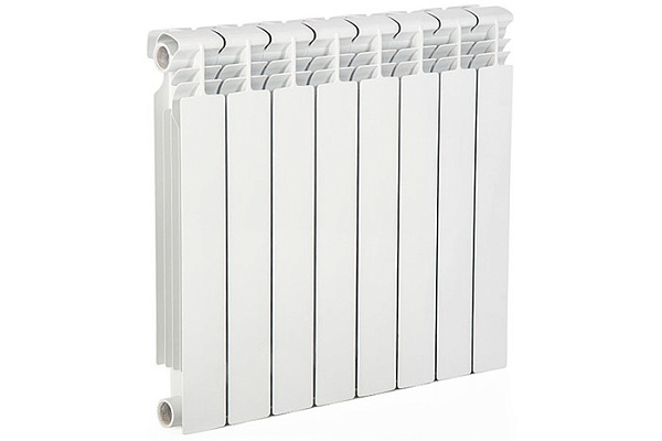 Радиатор биметаллический STI 500/80 8 секций (1032Вт, 565х608х76мм, 10,69кг)