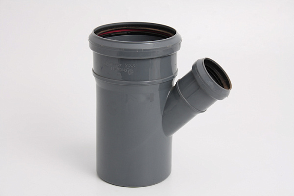 Тройник 110х50х45° СЕРЫЙ (1/15)