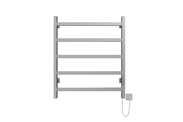 Полотенцесушитель электрический MIXLINE FAVORITE 60х50 (таймер, 302Вт, 5перекл.) МАТОВЫЙ ХРОМ 557208