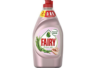 Жидкое средство для мытья посуды FAIRY (ФЕЙРИ) Розовый жасмин и Алоэ Вера 450мл (254)