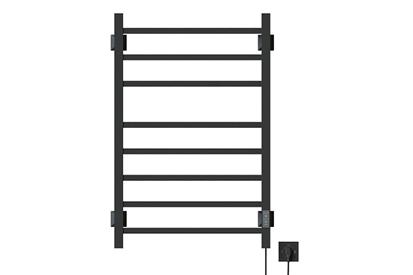 Полотенцесушитель электрический MIXLINE FORTUNE 80х50 (таймер, 425Вт, 8 перекладин) ГРАФИТ 557656