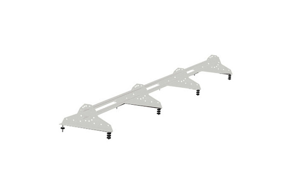 Снегодержатель для металлочерепицы УСИЛЕННЫЙ 4 опоры L-3.0м RAL-9003 (БЕЛЫЙ)