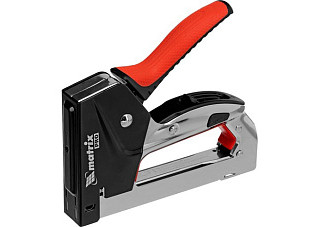 Пистолет скобозабивной MATRIX PRO стальной, быстрая загрузка, тип скобы 53, 4-14 мм (40917)