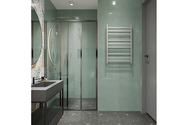 Полотенцесушитель электрический MIXLINE FAVORITE 80х50 г2 (таймер,499Вт,9перекл.)МАТОВЫЙ ХРОМ 557211