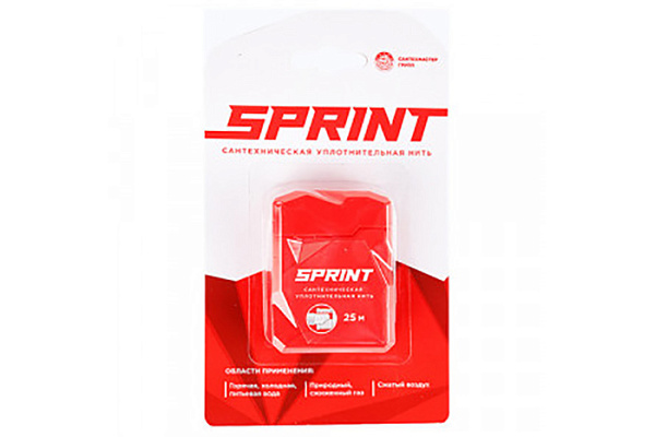 Уплотнительная нить Sprint 25м. (бокс, блистер 61010/4065)