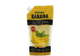 Мыло жидкое DELICARE body fresh банан 500мл