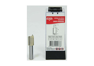 Фреза ELITECH пазовая, 2 лезвия, хв-8мм, ф14мм, длина-20мм 1820.092000