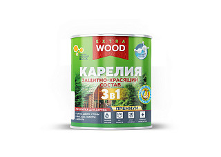 Защитно-красящий состав 3 в 1 FARBITEX PROFI WOOD EXTRA Карелия Груша (0,75л) 