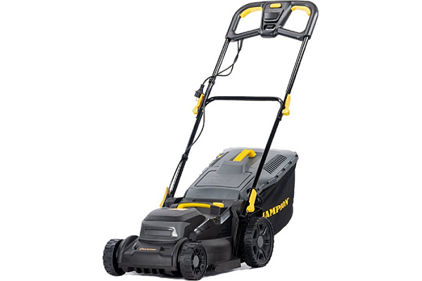 Газонокосилка эл. CHAMPION EM3716 (1,6 кВт травосб. 40л ширина 370мм 25-75мм, 14.1кг)