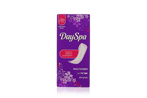 Прокладки ежедневные DAY SPA multiform бриз женские гигиенические 20шт (646)