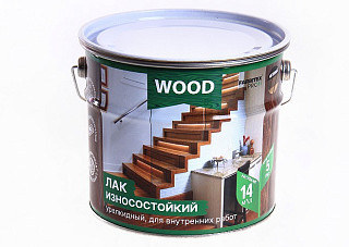 Лак паркетный алкидно-уретановый матовый FARBITEX ПРОФИ WOOD износостойкий (2,7кг)