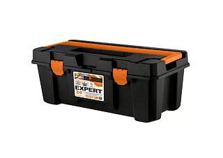 Ящик для инструментов Blocker Expert 24" с ручкой-замком черный/оранжевый BR393810028