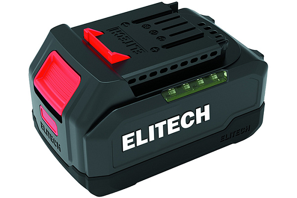 Аккумулятор ELITECH АКБ 2040С ELP, 20В, 4,0Ач E0911.052.00