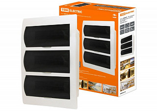 Бокс TDM ЩРВ-П-45 модулей встраиваемый пластик IP41 (0902-0011)