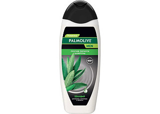 Шампунь для волос PALMOLIVE men мужской против перхоти с экстрактом шалфея 450мл /12 (577)