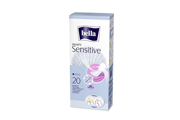 Прокладки ежедневные BELLA panty sensitive женские гигиенические 20шт /24 (414)