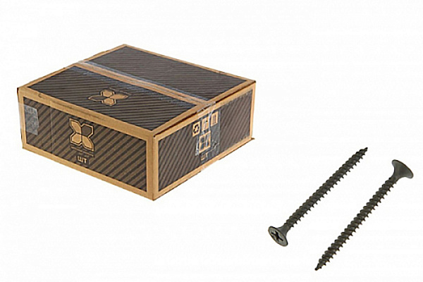 Саморез потай, ч/резьба, оксид  3,5* 55 (упак. 400шт)