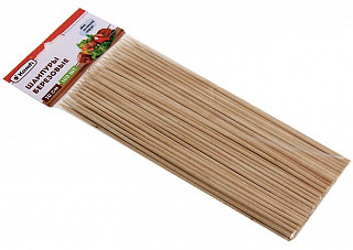 Шампур деревянный (березовый) 0,3х20см по 100шт. Komfi/50 KWS209E
