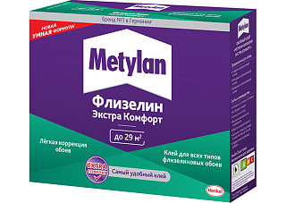 Клей обойный МЕТИЛАН Флизелин Экстра Комфорт 200гр (2719337/3000295)