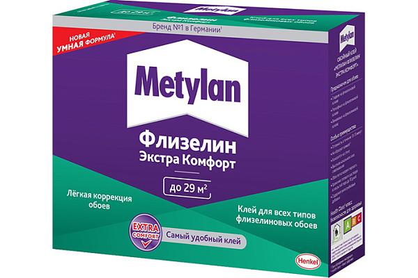 Клей обойный МЕТИЛАН Флизелин Экстра Комфорт 200гр (3000295)/24