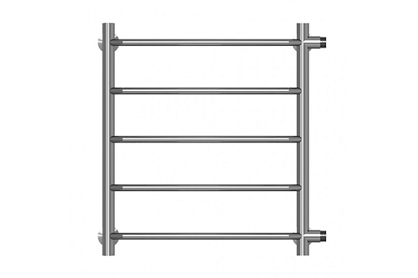 Полотенцесушитель водяной MIXLINE MIRA 60х50х50 (1'' НР, 5 перекладин, боковое подкл.) 556286 