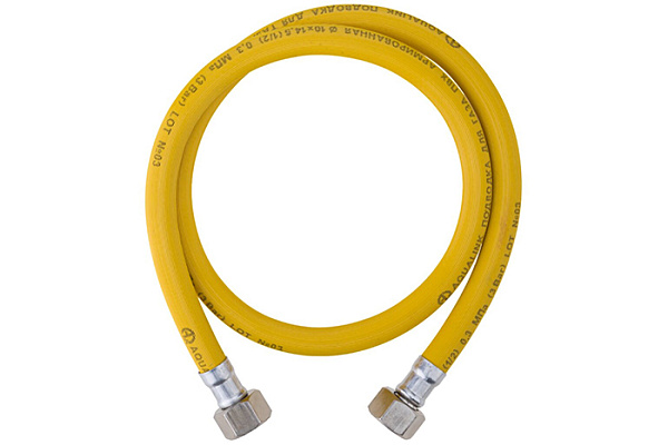 Подводка ПВХ для газа AQUALINK (1/2) Г/Г 60см (07055) (1/120)