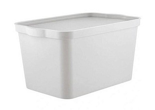 Ящик для хранения Keeplex Happy 24 л 45,2х29,8х24,4 см серое пёрышко LA512711024