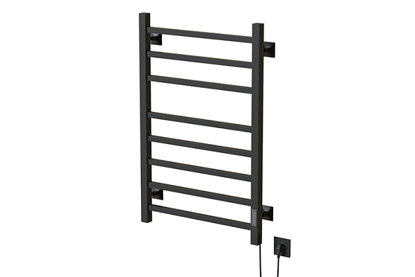 Полотенцесушитель электрический MIXLINE FORTUNE 80х50 (таймер, 425Вт, 8 перекладин) ГРАФИТ 557656