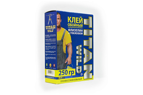 Клей обойный TITAN WILD ФЛИЗЕЛИН профессиональный (0,250гр)