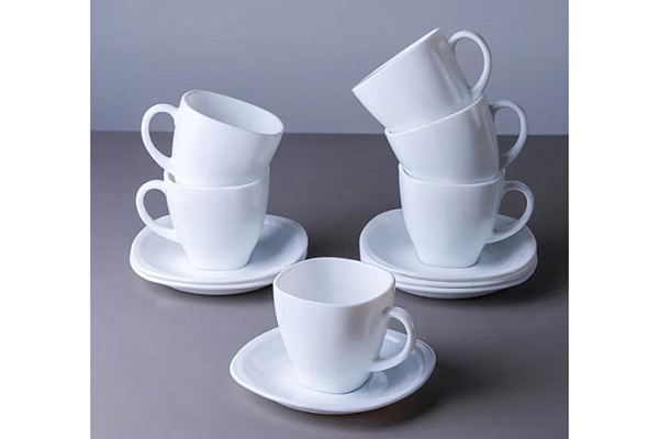 Чайный набор 12 пр WHITE-SQUARE PO-12 tea квард (6/1) Иран