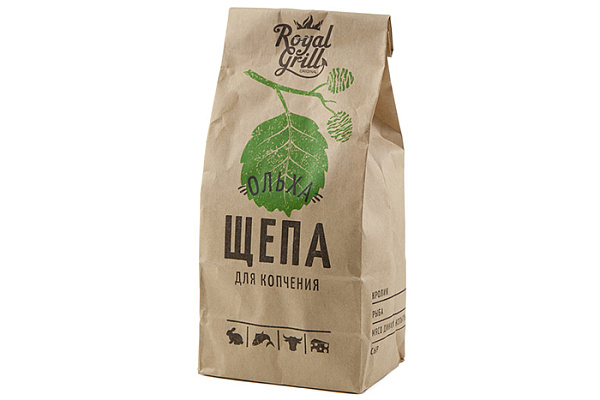 Щепа для копчения ROYALGRILL™ Ольха 1,0л (80151)