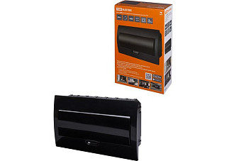 Бокс TDM ЩРВ-П-18 модулей встраиваемый пластик IP41, Антрацит (0902-1005)