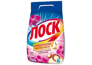 Стиральный порошок ЛОСК Орхидея и Масло Макадамии 2,7кг /4 (201)